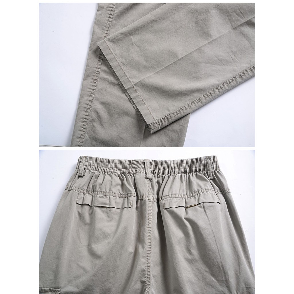 ภาพสินค้ารุ่น 2011 กางเกงขายาวคาร์โก้ เอวยืด มีเชือกผูก จากร้าน banpha_by_rachi บน Shopee ภาพที่ 8