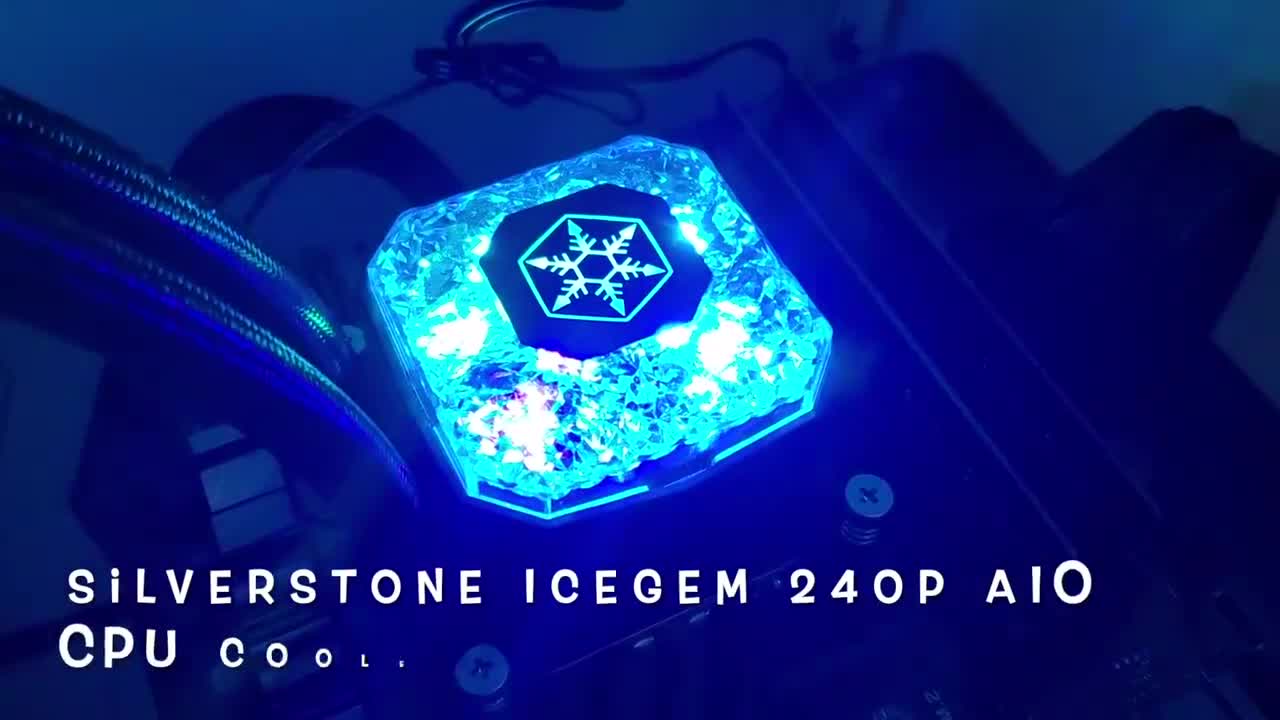 ชุดน้ำปิด SILVERSTONE ICEGEM 240P ARGB CPU LIQUID COOLER | Shopee Thailand