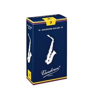 Reed : Vandoren Alto Saxophone ลิ้นแซกโซโฟน (10 Pieces) by Churairat Music