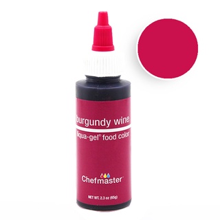 Chefmaster Color BURGUNDY Liqua-Gel 2.3oz/5051 สีเจลผสมอาหาร สีเบอร์กันดี