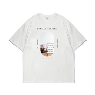 2023 เสื้อยืดโอเวอร์ไซส์ oversize "sunday morning"