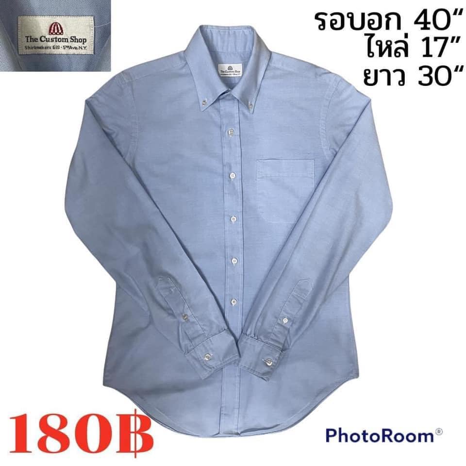 เสื้อลายสก็อตthe-custom-shop-ของแท้มือ2สภาพ9-10