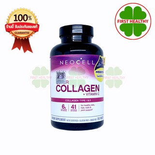 ภาพขนาดย่อของภาพหน้าปกสินค้าNeocell Super Collagen + Vit C + biotin (1 กระปุก 270 เม็ด) จากร้าน first_healthy บน Shopee ภาพที่ 1