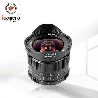 ภาพขนาดย่อของภาพหน้าปกสินค้า7Artisans Lens 12 mm.F2.8 Super Wide  เลนส์มือหมุน จากร้าน icamera_installment บน Shopee