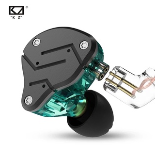 Kz ZSN หูฟังอินเอียร์ ไฮบริด 1BA+1DD HIFI ตัดเสียงรบกวน สําหรับเล่นกีฬา