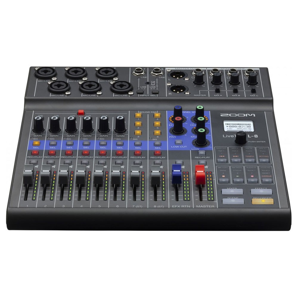 zoom-l-8-compact-podcast-mixer-audio-interface-amp-recorder