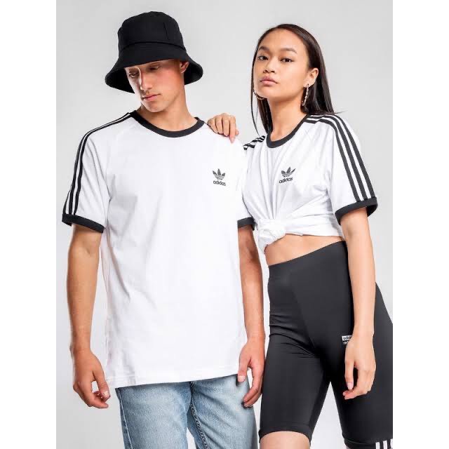 เสื้อยืด adidas 3-STRIPES (CW1203) ลิขสิทธิ์แท้ 100% คอกลม | Shopee Thailand