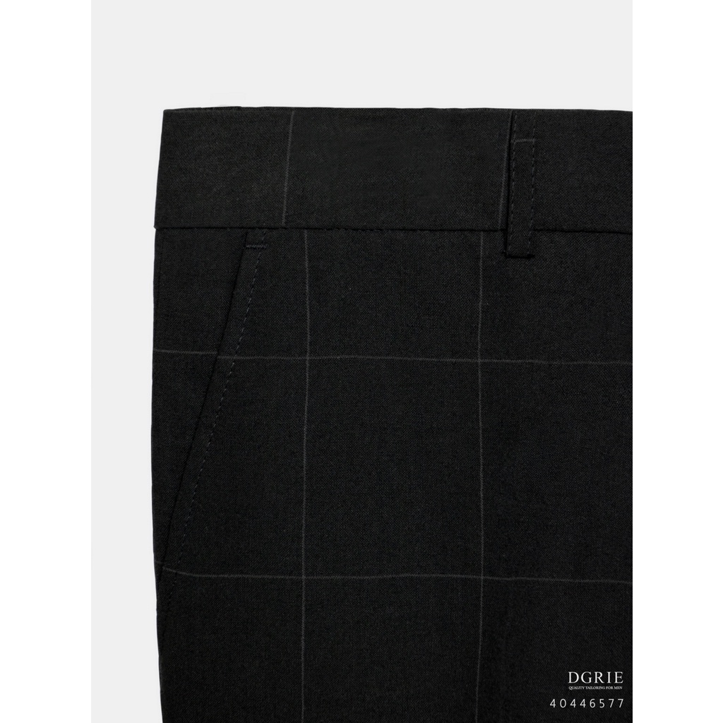 dgrie-classic-black-windowpane-pants-กางเกงสีดำลายตาราง