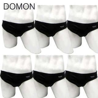 DOMON UNDERWEAR กางเกงใน DOMON 6 ตัว/1 เซต (ดำล้วน 6 ตัว)