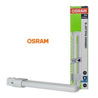 หลอดคอมแพคฟลูออเรสเซนต์ หลอดตะเกียบ Osram DULUX S 9W G23 EN NCE