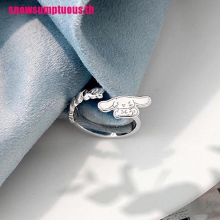 ภาพหน้าปกสินค้า(snowth) แหวนแฟชั่น ลายการ์ตูน Cinnamon Roll ที่เกี่ยวข้อง