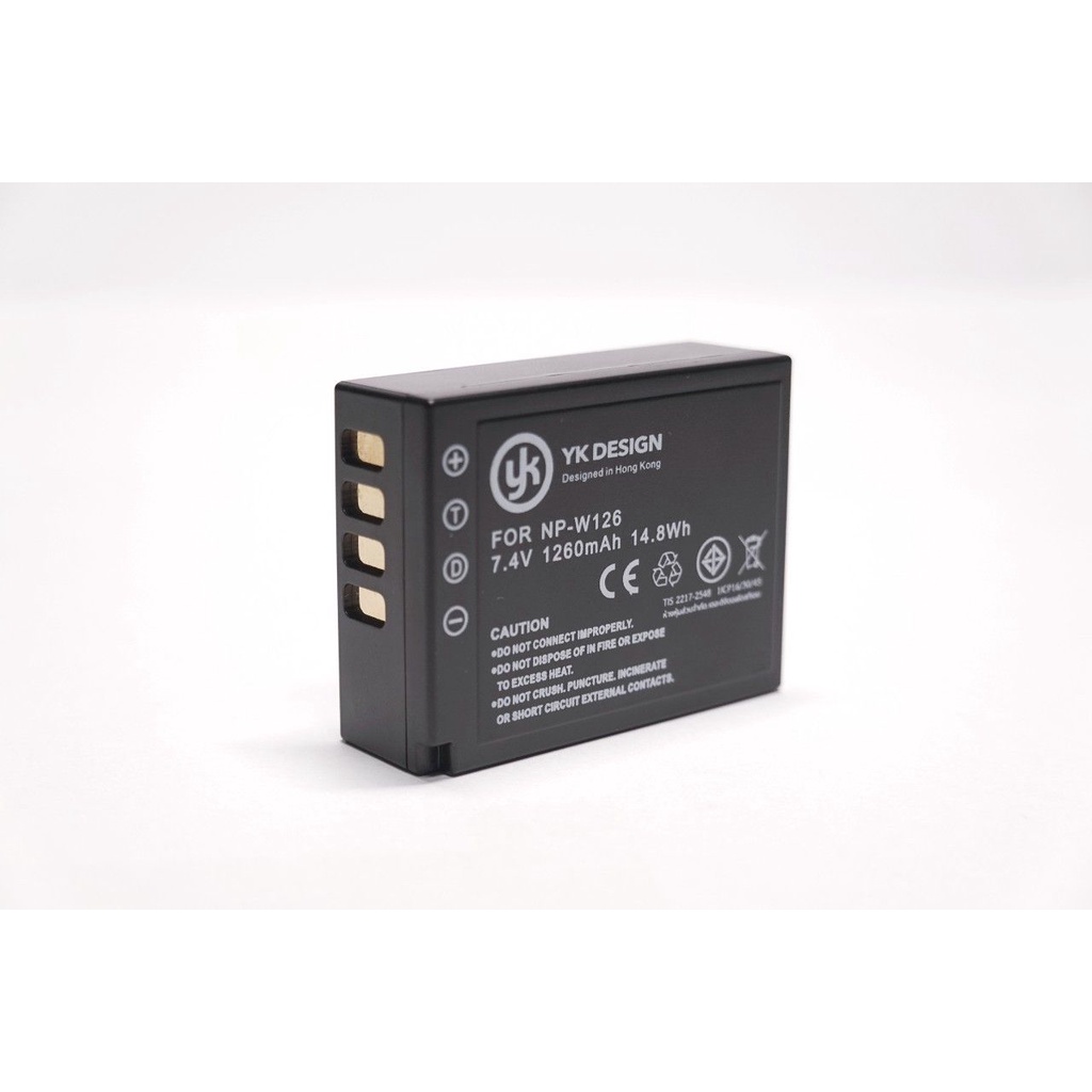 มีมอก-yk-design-np-w126-battery-for-fuji-camera-แบตเตอรี่-กล้อง-ฟูจิ-ประกันศูนย์-1ปี