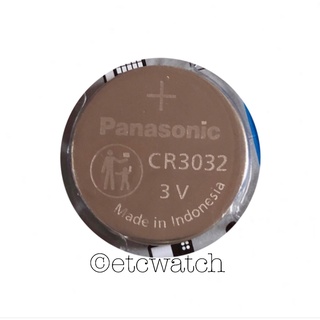 สินค้า พร้อมส่ง> ถ่านกระดุม Panasonic CR3032 1 ก้อน หมดอายุ 12/2031
