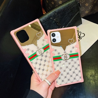 เคสโทรศัพท์มือถือแบบนิ่ม ทรงสี่เหลี่ยม สีชมพู หรูหรา สําหรับ OPPO Reno 8 8z 7z 7 5G 6 5 5F 6z 5z 4 4F 3 2 2F