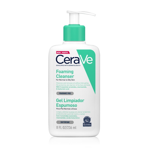 พร้อมส่ง-ขายส่ง-crv-foaming-cleanser-236ml-ผลิตภัณฑ์ทำความสะอาดผิวหน้าและผิวกาย-สูตรสำหรับผิวธรรมดาถึงผิวมัน-ของแท้100