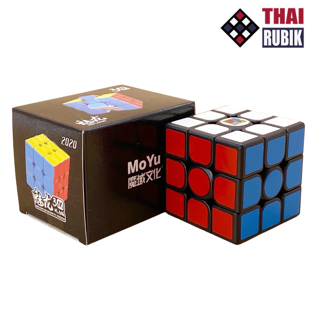 รูบิค-3x3-meilong-m-แม่เหล็ก-สีดำ