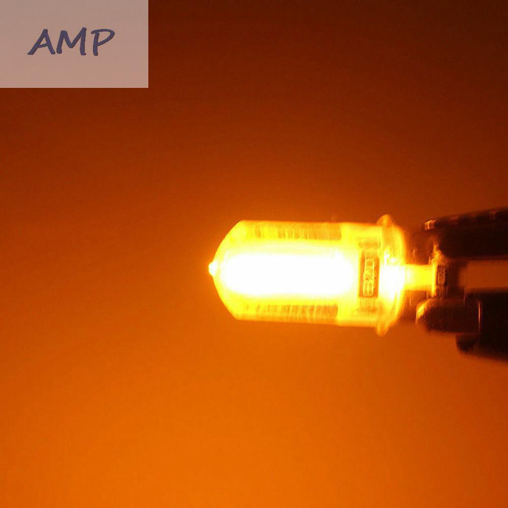 หลอดไฟ-t10-194-168-w5w-cob-led-canbus-สีเหลืองอําพันสําหรับรถยนต์-4-ชิ้น