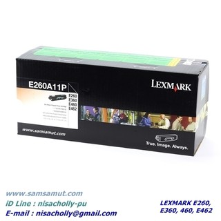 หมึกแท้ Lexmark E260A11P E260 E360 E460 E462