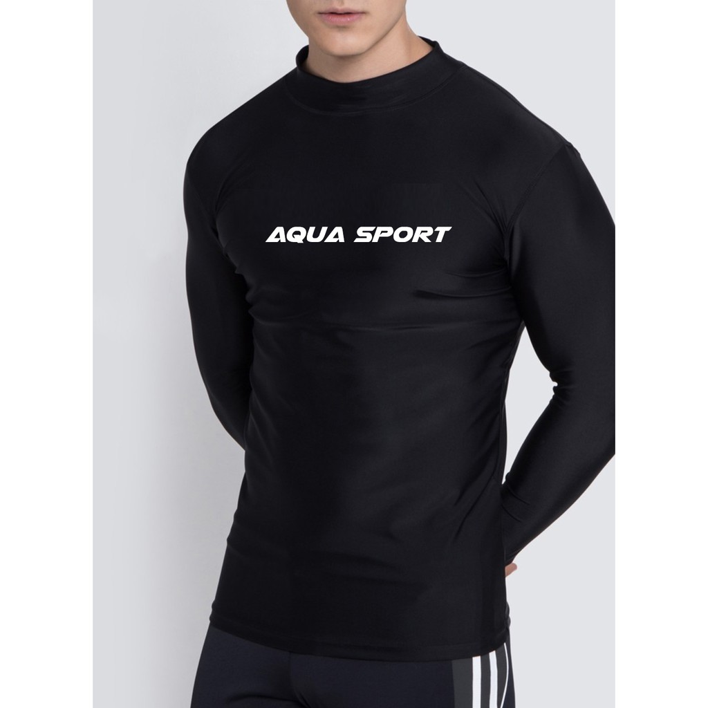 ภาพสินค้า‍ ️  เสื้อว่ายน้ำ เล่นกีฬาแขนยาวกันยูวี 14650 Aqua sport เสื้อใส่กันแดด เสื้อกระชับ ใส่สบายมาก มีไซส์ใหญ่ จากร้าน pakpro_shop บน Shopee ภาพที่ 2