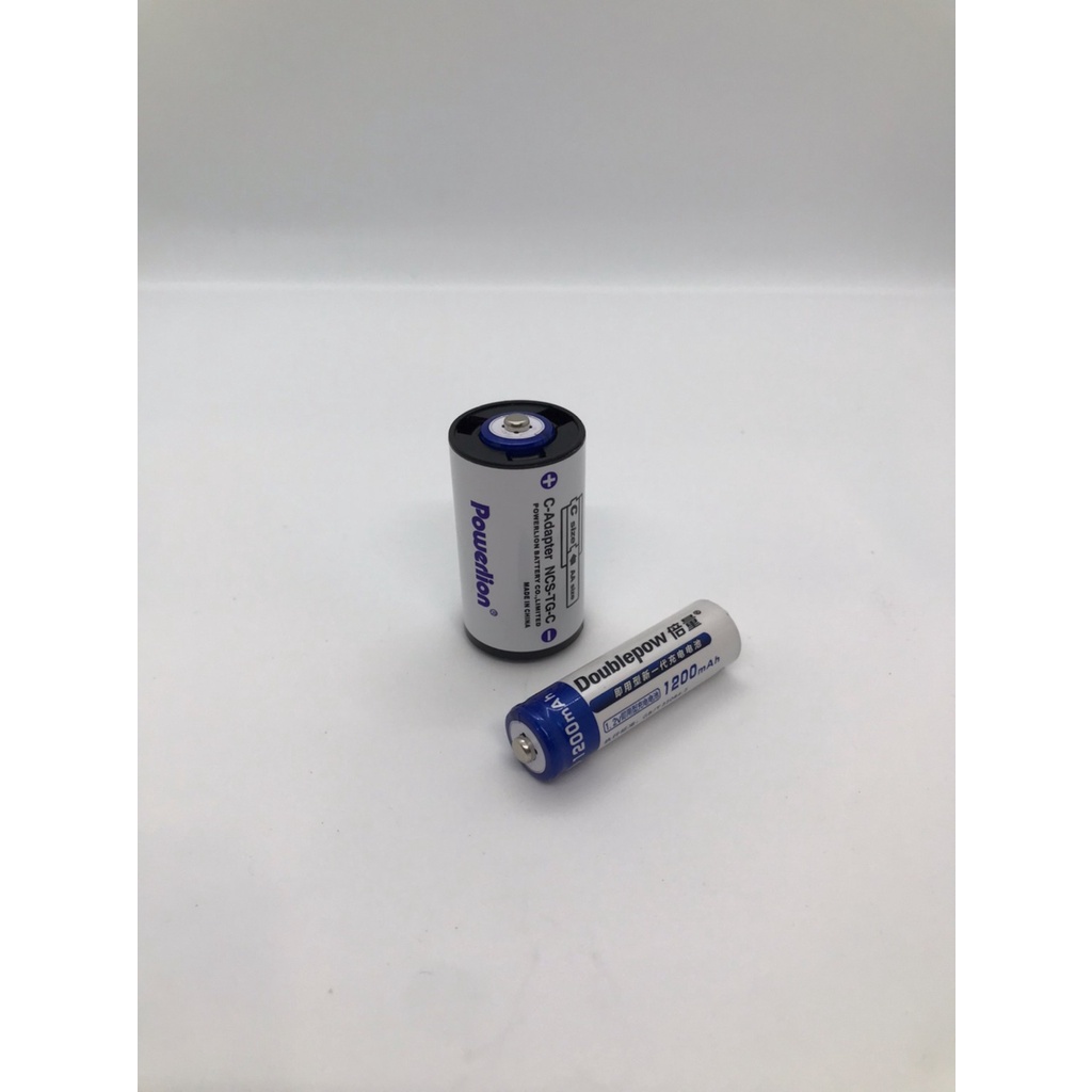 powerlion-ตัวแปลงถ่าน-aa-to-c-แปลงถ่านขนาด-aa-1-ก้อนเป็นถ่านขนาดกลาง-ราคาขายต่อ-1-ชิ้น