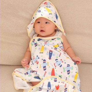 ผ้าห่อตัวเด็กแรกเกิด ผ้าห่อตัวทารกมุมสามเหลี่ยม ผ้านุ่ม  พิมพ์ลายน่ารัก -ขนาด 75×80 cm