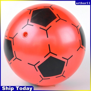 Wa ลูกฟุตบอลเป่าลม PVC รูปฟุตบอล 9 นิ้ว สุ่มสี สําหรับเด็ก