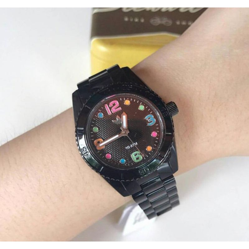 นาฬิกา-adidas-adh2943-brisbane-black-dial-black-plastic-unisex-watch-ขนาด-34-มิล