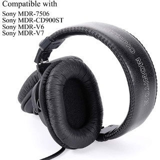 ฟองน้ําครอบหูฟัง แบบเปลี่ยน สําหรับ SONY MDR-7506 MDR-V6 MDR-V7 MDR-CD900ST 1 คู่ (2 ชิ้น)