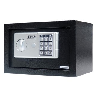 safe SAFE ELECTRONIC SYSTEM SURE ES-1A BLACK Office furniture Home & Furniture ตู้นิรภัย ตู้นิรภัย ELECTRONIC SURE ES-1A