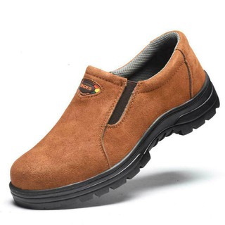 สินค้า 👟รองเท้าเซฟตี้ 👟 รองเท้าเซฟตี้หัวเหล็ก รองเท้าเซฟตี้แฟชั่น รองเท้าทำงานผู้ชาย  ป้องกันเท้า  รองเท้าเซฟตี้  หัวเหล็ก ถู