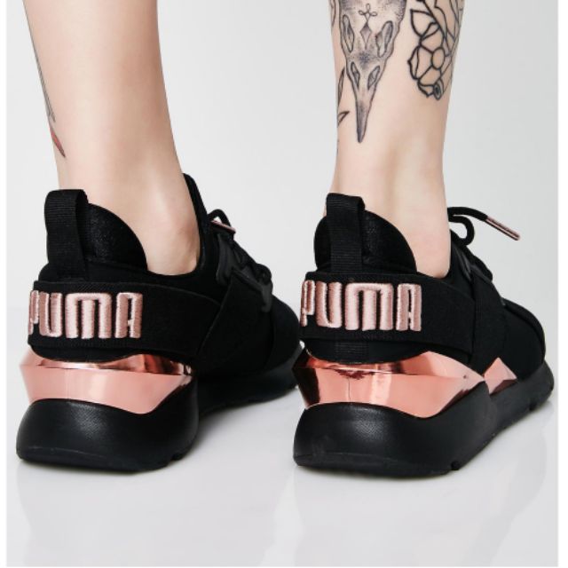 Puma muse metal gold best sale