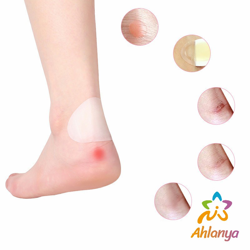 ahlanya-พลาสเตอร์ซิลิโคนแปะเท้ากันกัด-ไฮโดรเจล-ราคาต่อ-1-ชิ้น-anti-wear-foot-artifact
