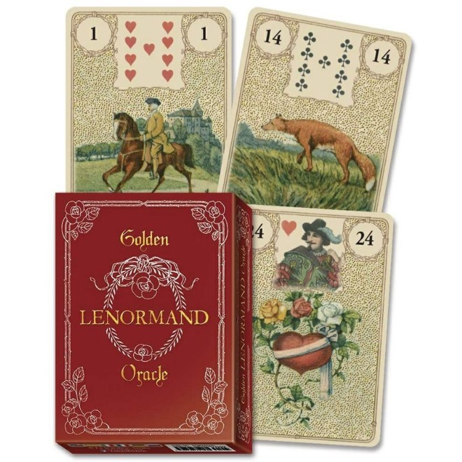 ไพ่เลอนอร์มองด์เคลือบทอง-golden-lenormand-oracle-ไพ่ยิปซี-ไพ่ทาโร่ต์-ไพ่ออราเคิล-tarot-oracle-lenormand-card-deck