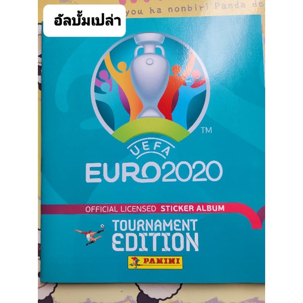 Panini Euro 2020 Tournament Edition Album de Stickers Cartonné