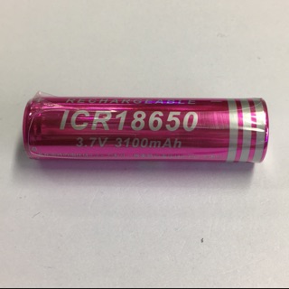 ถ่านชาร์จ18650/3.7V3100mAh