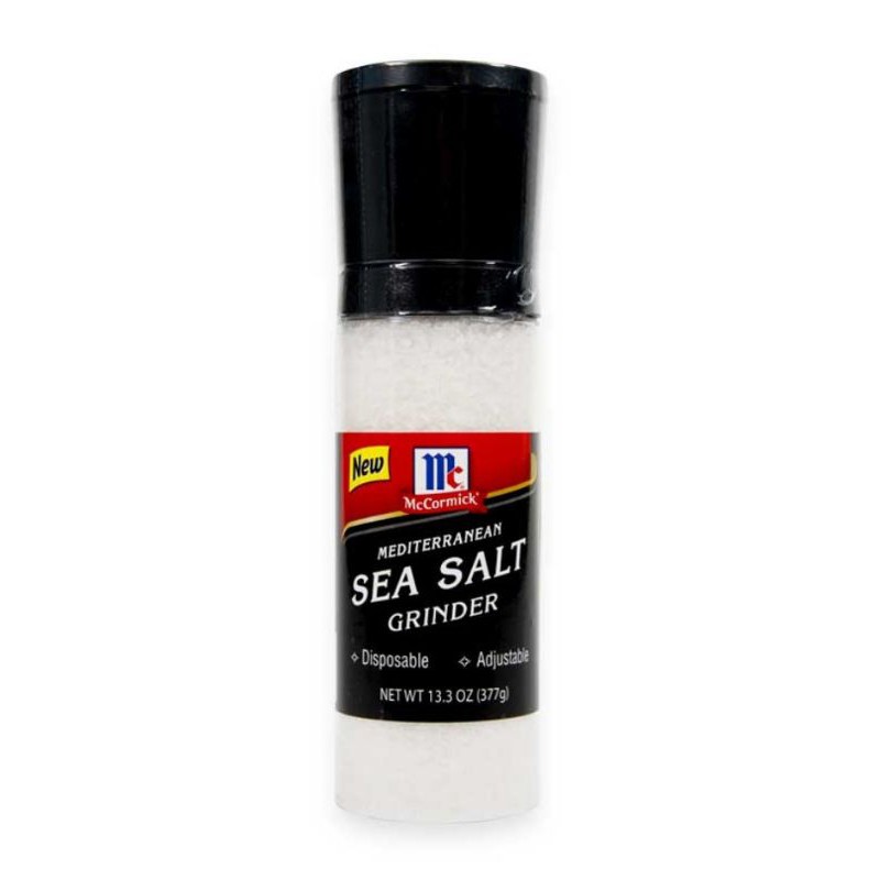 เกลือทะเล พร้อมฝาบด แมคคอร์มิค 377 กรัม Mccormick Sea Salt Shopee