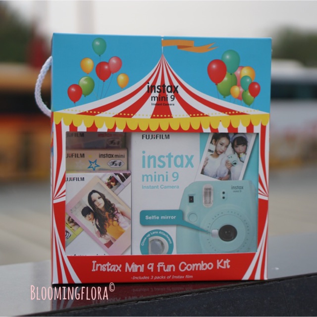 Fujifilm Instax mini 9 Fun Combo Kit - 1 yr warranty | Shopee Thailand