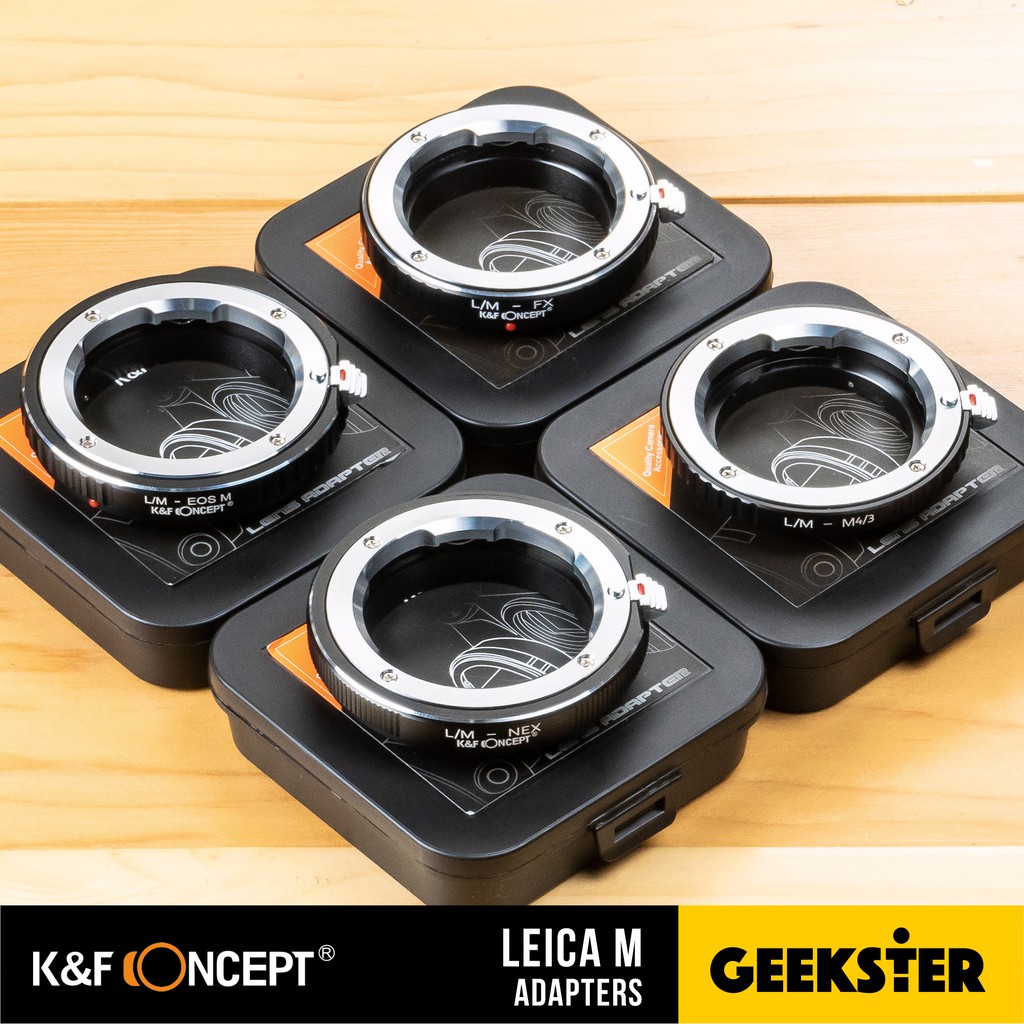 รูปภาพสินค้าแรกของK&F เมาท์แปลง Leica M Lens Adapter ( LM-FX / LM-NEX / LM-m43 , m4/3 / LM- EOS M , EFM / ไลก้า KF )