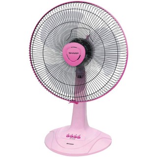 พัดลมตั้งโต๊ะ พัดลมตั้งโต๊ะ 16นิ้ว SHARP PJ-TA163JP สีชมพู พัดลม เครื่องใช้ไฟฟ้า DESK FAN SHARP PJ-TA163JP 16" PINK