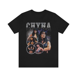 ชุดเซ็ต 2 ชิ้น - Chyna90sWCW/WWE/WWFเสื้อยืดวินเทจย้อนยุคคุณภาพสูงคอกลมสบายๆและสะดวกสบาย