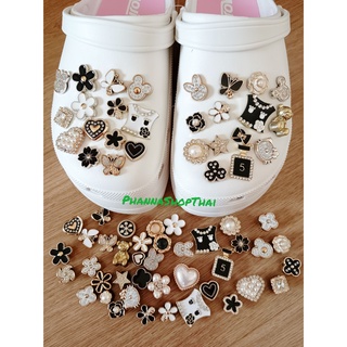 (พร้อมส่ง) โพส1 jibbitz ประดับเพชรหรูหรา ดูดี ตัวติดรองเท้า สำหรับตกแต่งรองเท้าCrocs หรือรองเท้ามีรู