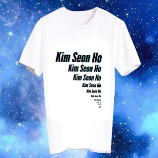 เสื้อยืดสีขาว สั่งทำ เสื้อยืด Fanmade เสื้อแฟนเมด เสื้อยืดคำพูด เสื้อแฟนคลับ FCB86 คิมซอนโฮ Kim Seon Ho