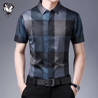 เสื้อเชิ้ตแขนสั้น แฟชั่นฤดูร้อน สําหรับผู้ชาย มี 3 สี