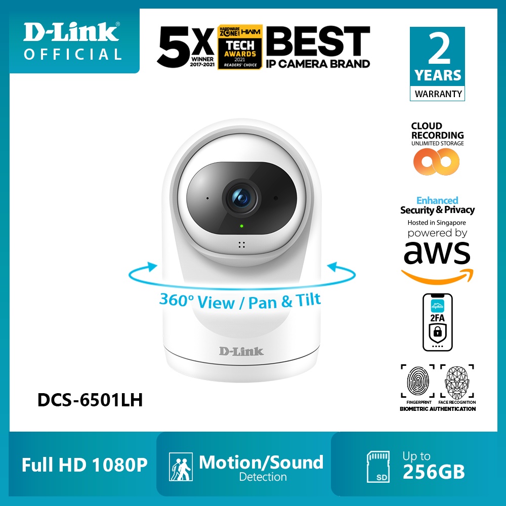 d-link-dcs-6501lh-compact-full-hd-pan-amp-tilt-wi-fi-camera-กล้องวงจรปิดไร้สาย-หมุนติดตามความเคลื่อนไหวได้เอง