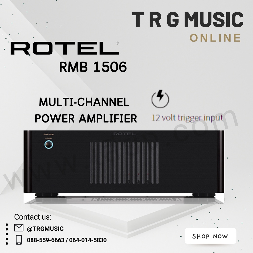 ROTEL RMB 1506 MULTI-CHANNEL POWER AMPLIFIER (สินค้าใหม่แกะกล่อง รับ ...