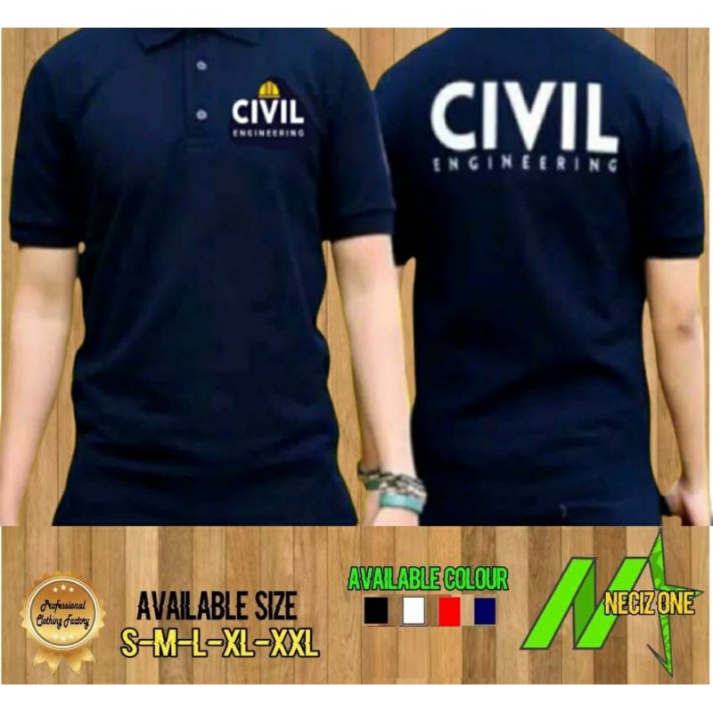 เสื้อโปโล/ PROFESSIONAL CIVIL ENGINEERING COLLAR เสื้อยืด COOL MEN& 39 ...