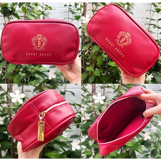 Bobbi Brown Cosmetic Bag  กระเป๋า PU ใส่เครื่องสำอางค์ บ๊อบบี้บราวน์ ขนาด 22*12*8 cm.