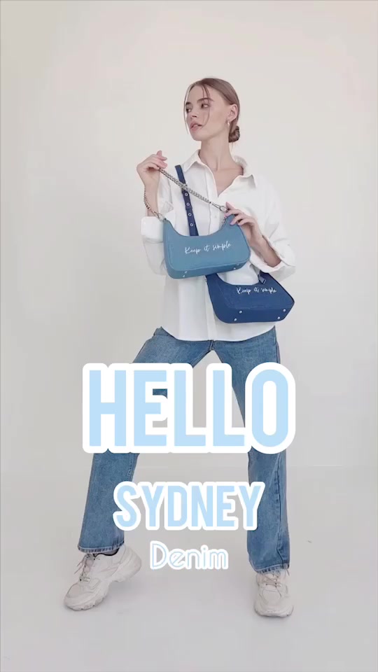 รับหิ้วของแท้จากshop-กระเป๋าสะพายข้าง-keep-bag-รุ่น-sydney-denim-bag-ใช้งานได้2ด้านค่ะ