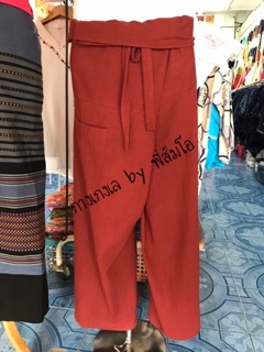ภาพขนาดย่อของภาพหน้าปกสินค้ากางเกงขาก๊วย ผ้าฝ้ายคุณภาพดี จากร้าน sabaydee888 บน Shopee