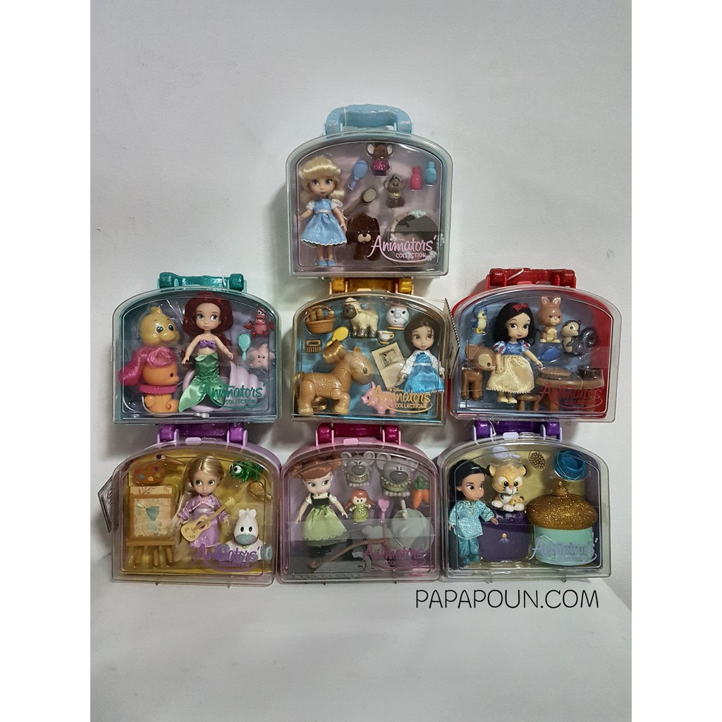 ภาพหน้าปกสินค้าตุ๊กตาเจ้าหญิงแท้จากดิสนีย์ ขนาด 5 นิ้ว Disney Animators Collection Mini Doll Play Set